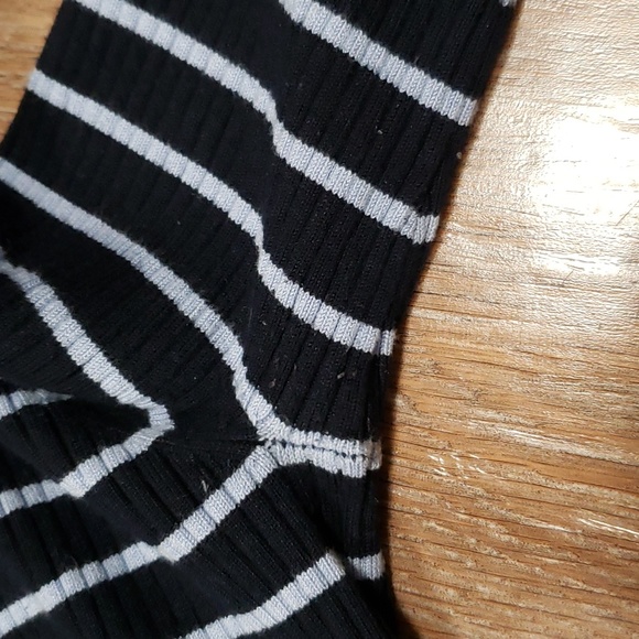 (S) D'Allaird Striped Ribbed Knit Top Comfortable Cozy Soft Casual Cottagecore - Picture 7 of 10